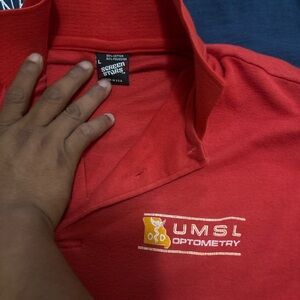 Screen Stars Red Optometry Polo Shirt